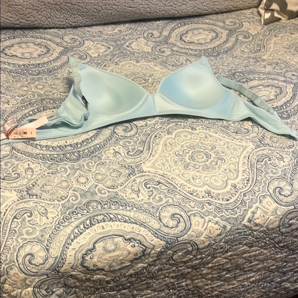 Light Blue Women's Bra - Picture 3 of 3